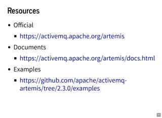 Introduction to Apache ActiveMQ Artemis