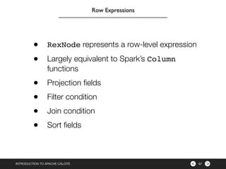 Introduction to Apache Calcite | PDF
