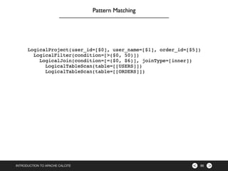 Introduction to Apache Calcite | PDF