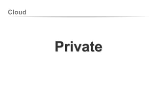 Cloud 
Private 
 