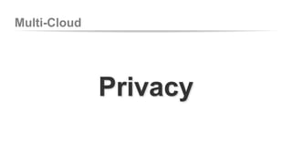 Multi-Cloud 
Privacy 
 