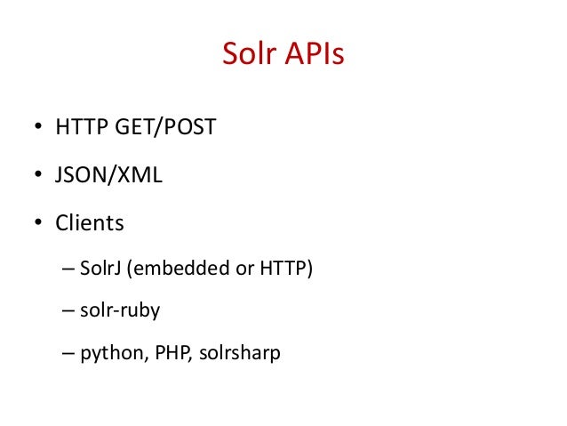 apache lucene solr apache lucene solr
