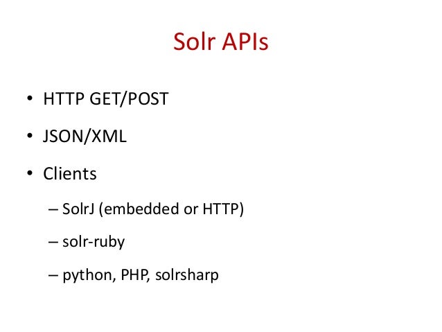 apache lucene solr