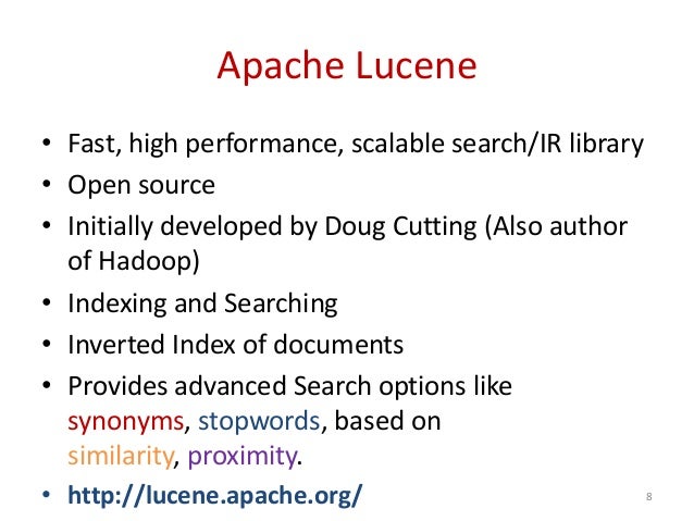 apache lucene solr apache lucene solr