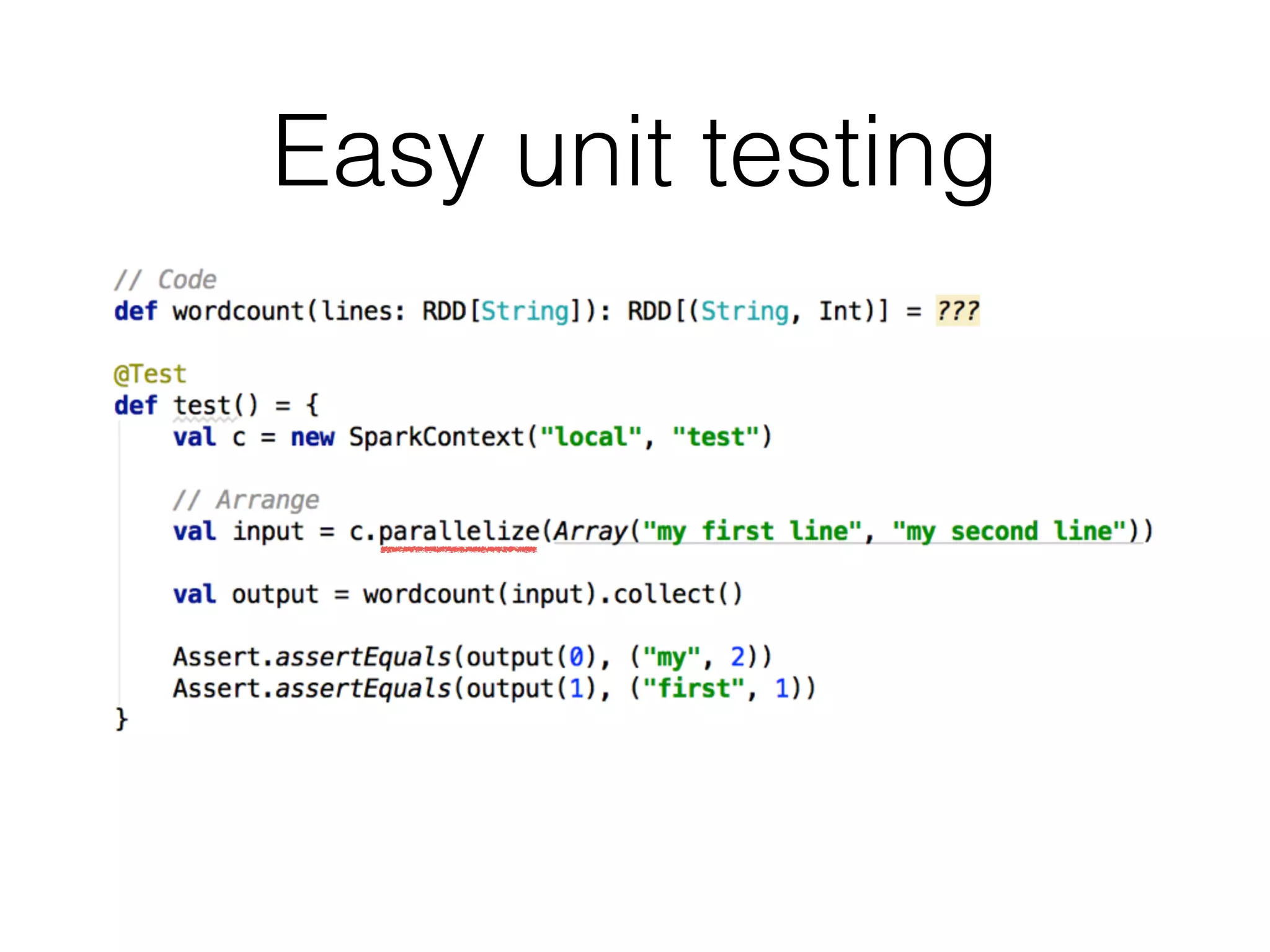 Easy unit testing 