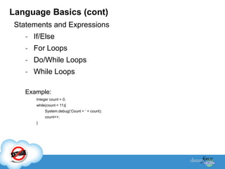Introduction to apex code | PPTX