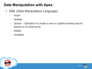 Introduction to apex code | PPTX