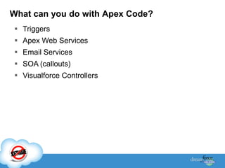 Introduction to apex code | PPTX