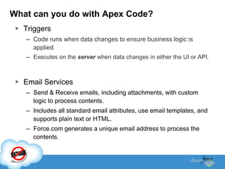 Introduction to apex code | PPTX
