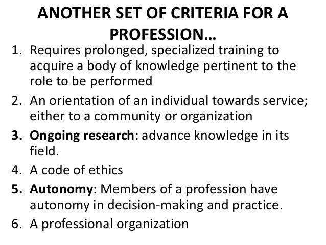 Introduction To A Profession The Nursing Profession