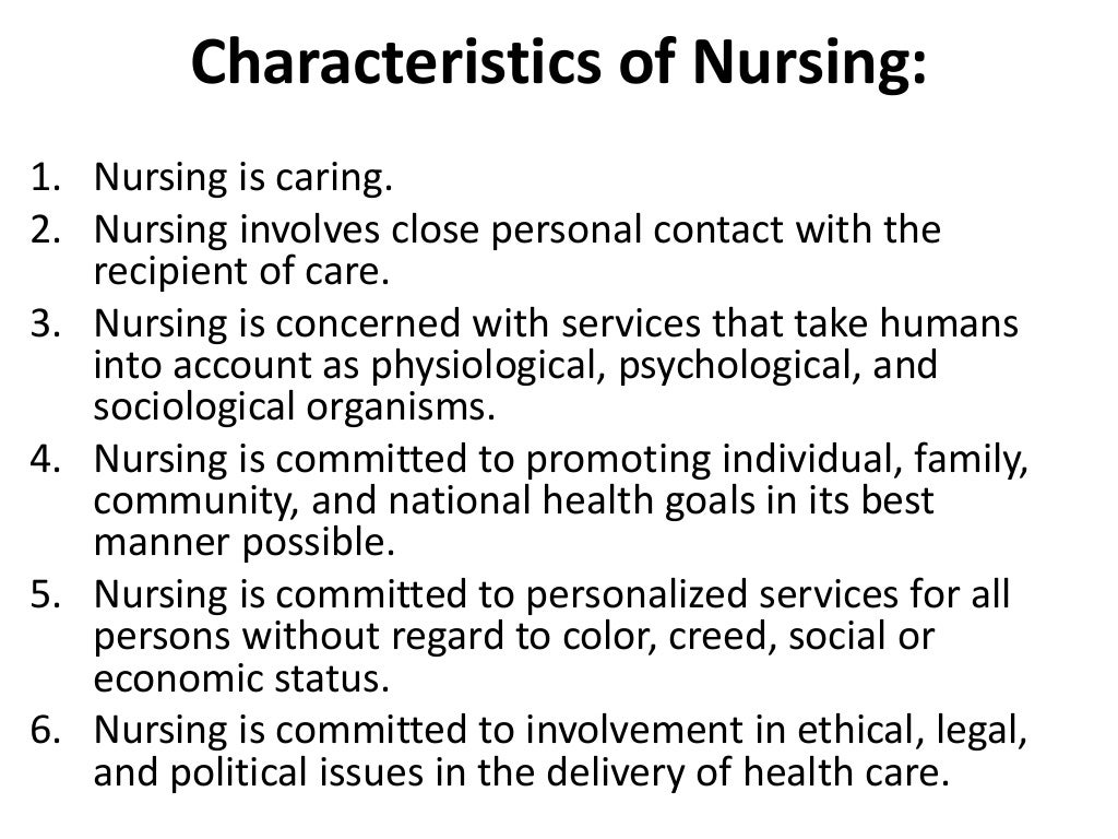 Introduction to a profession & the nursing profession