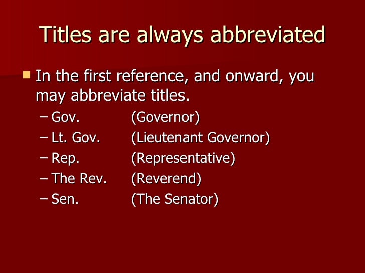 Introduction To Ap Style
