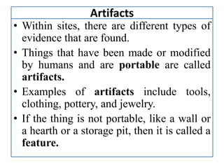 Writing Artifact Examples Introduction to Archaeological Anthropology.pptx