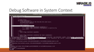 Debug Software in System Context
 