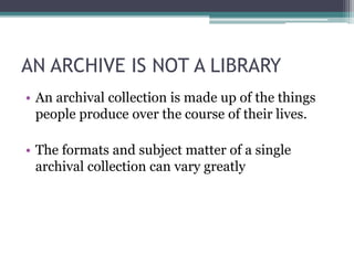 Introduction To Archival Research Pptx Introduction To Archival Research Pptx