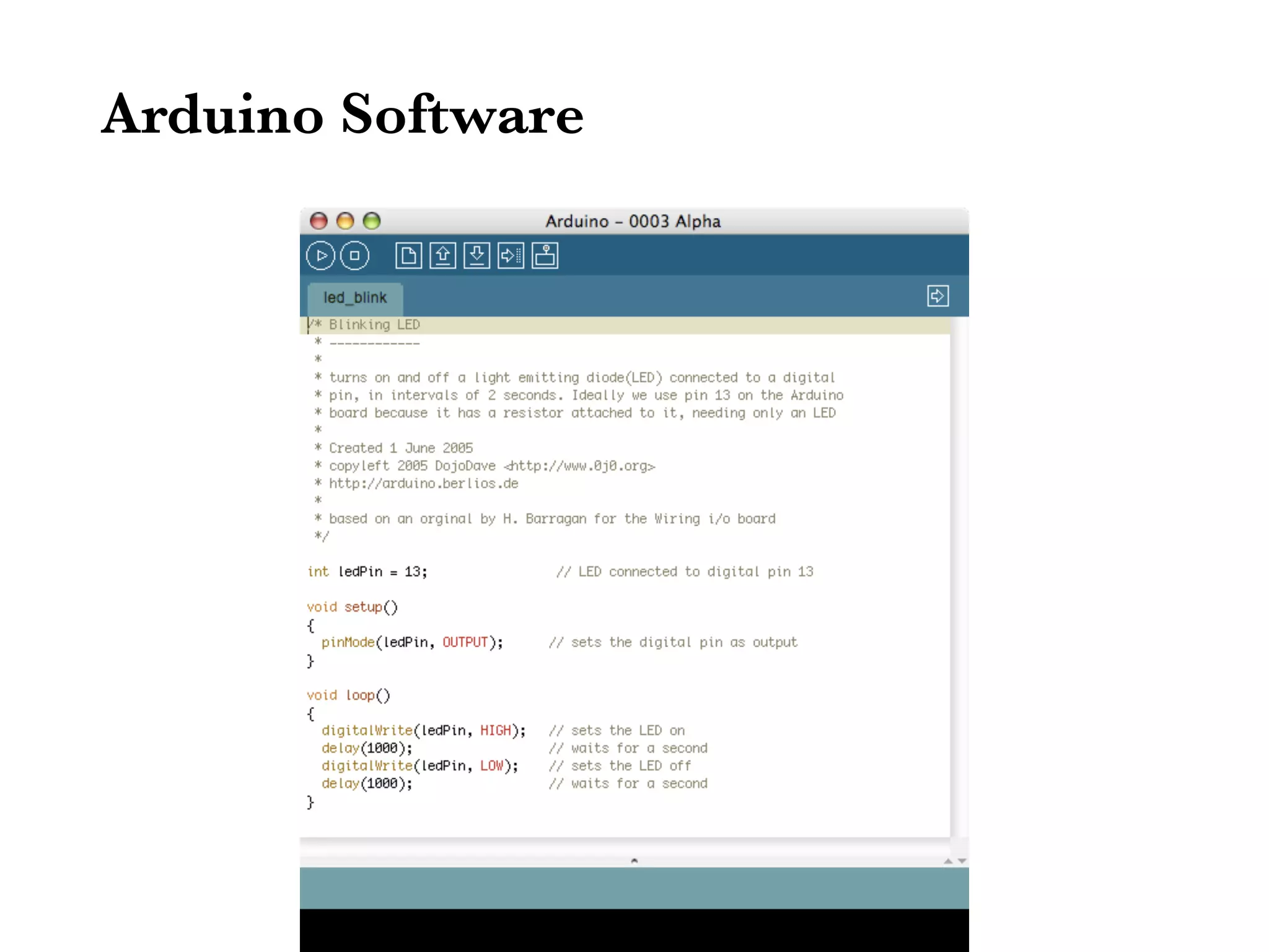 Arduino Software 