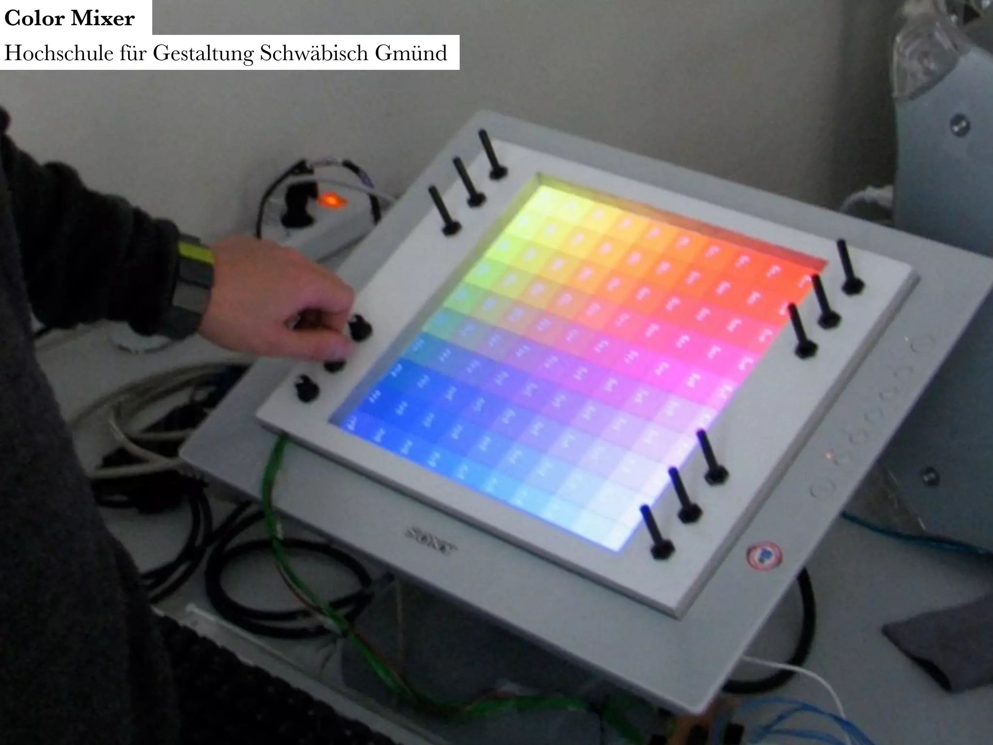 Color Mixer Hochschule für Gestaltung Schwäbisch Gmünd 