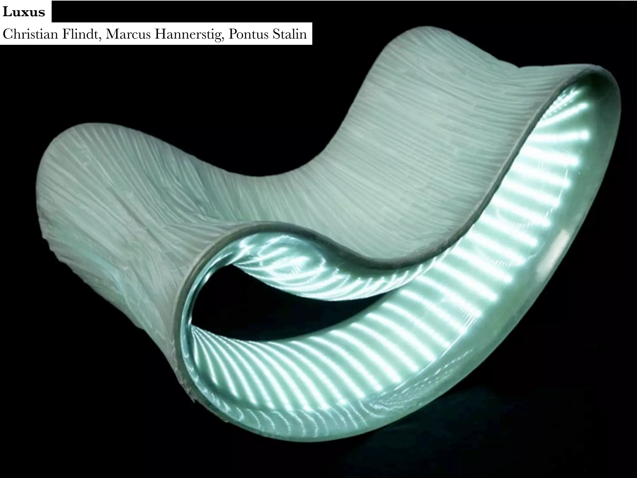 Luxus Christian Flindt, Marcus Hannerstig, Pontus Stalin  