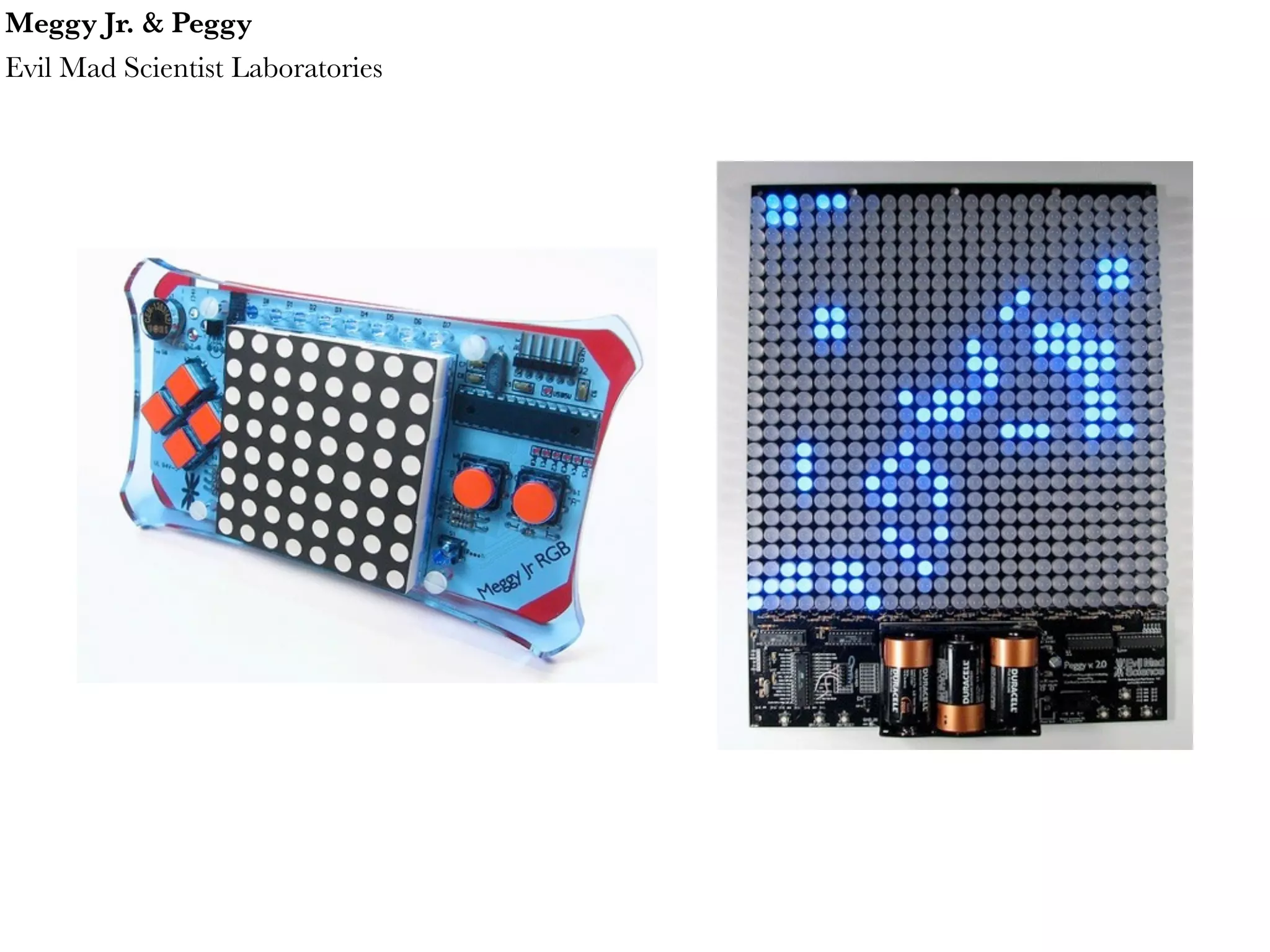 Meggy Jr. & Peggy Evil Mad Scientist Laboratories 