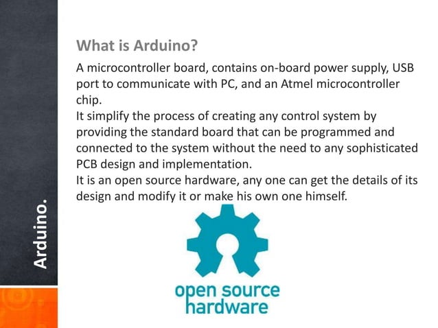 Introduction to arduino | PPT