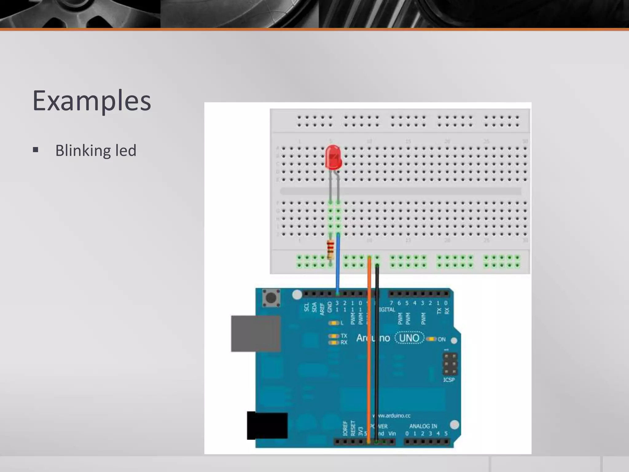 Examples  Blinking led 