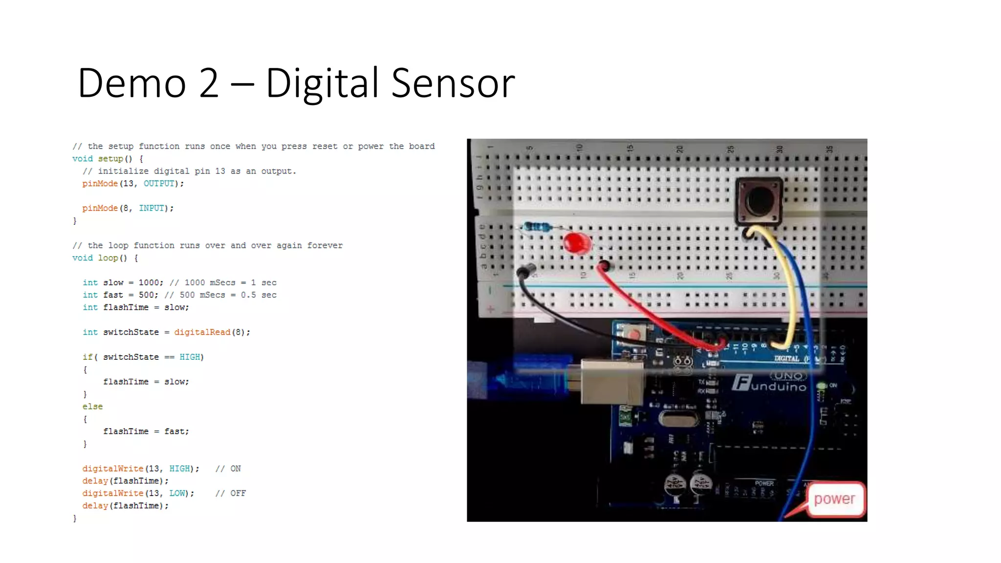 Demo 2 – Digital Sensor 