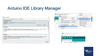 Arduino IDE Library Manager
 