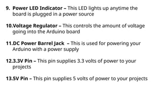 Introduction to Arduino (Parts of Arduino Microcontroller) .pptx
