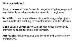 Introduction to Arduino (Parts of Arduino Microcontroller) .pptx