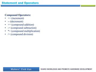 Introduction to Arduino Hardware and Programming | PPTX