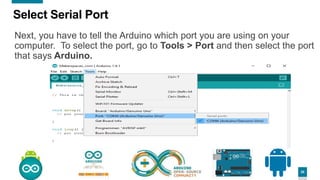 Test Port Arduino Introduction to Arduino | PPTX