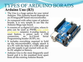 Introduction to arduino ppt main | PPT