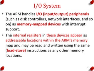 Introduction to arm processor | PPTX