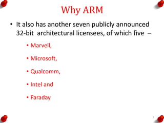 Introduction to arm processor | PPTX