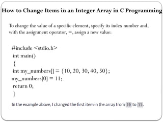 Comprehensive Guide to Arrays in C Programming: Concepts ...