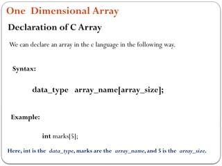 Comprehensive Guide to Arrays in C Programming: Concepts ...