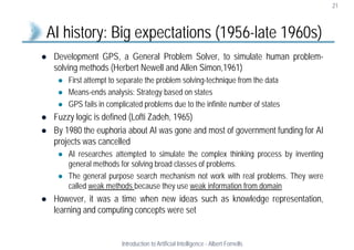Introduction to artificial intelligence | PDF