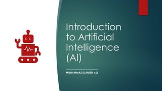 Introduction to Artificial Intelligence (AI).pptx