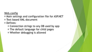 Introduction to asp.net
