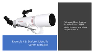 Introduction to astronomy telescopes-astrophotography | PPTX