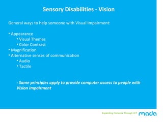 Introduction to Assistive Technology 