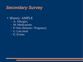 Introduction To ATLS