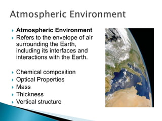 Introduction to atmospheric science | PPTX