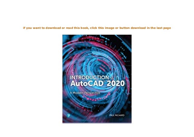 Introduction To Autocad 2017 A Modern Perspective