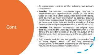Introduction to Autoencoders: Types and Applications | PPTX