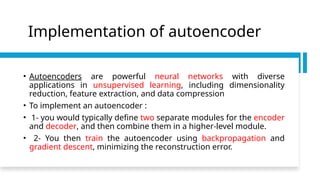 Introduction to Autoencoders: Types and Applications | PPT