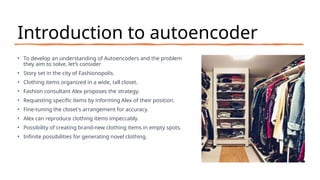 Introduction to Autoencoders: Types and Applications | PPTX