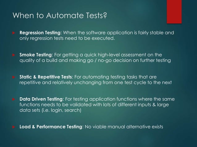 Introduction to Automation Testing | PPTX | Internet | Computing