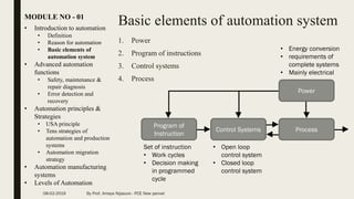 Introduction to automation - Module 01 | PDF