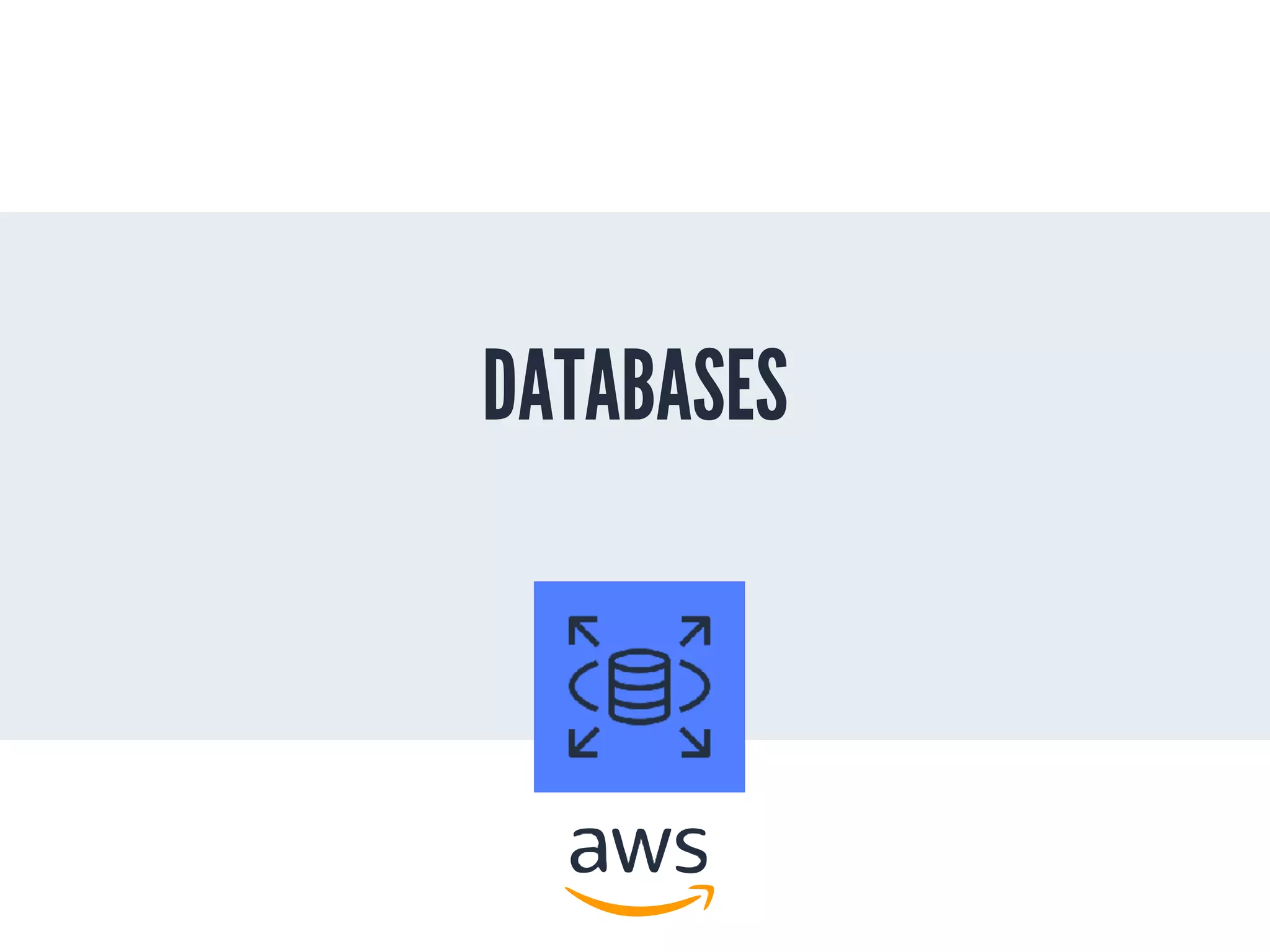 DATABASES
 